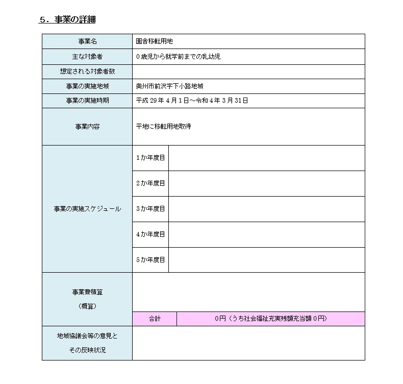 社会福祉充実計画