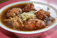 から揚げラーメン【ミノル亭】